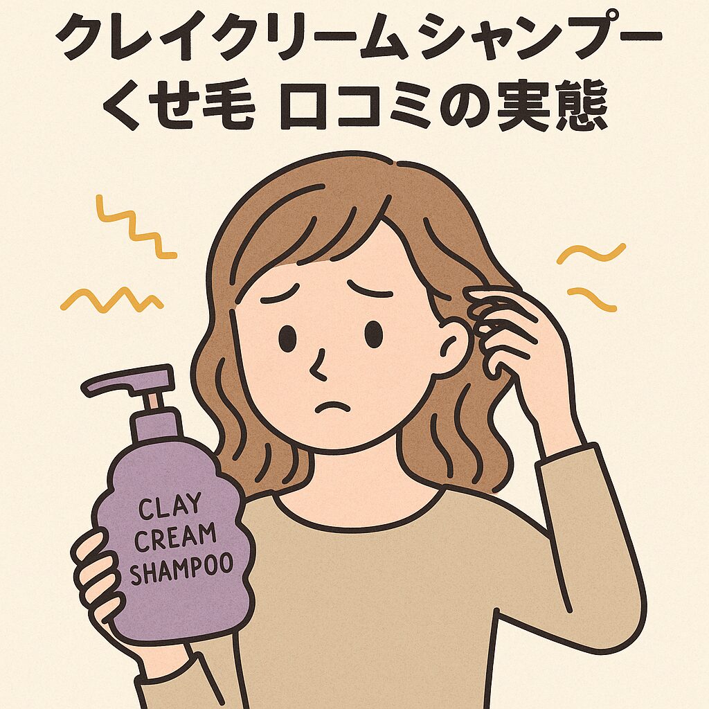 クレイクリームシャンプーのくせ毛に関する口コミの実態